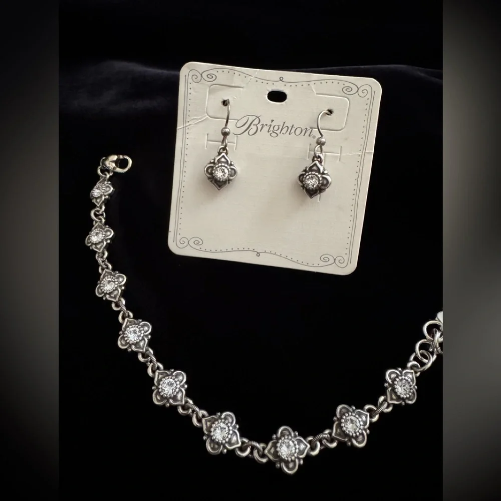 Brighton Alcazar earrings and bracelet jewellery set - Picture 1 of 6